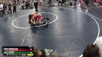 85 lbs Champ. Round 1 - Titus Pendelton, Vacaville Wrestling Club vs Liam Hayden, Bay Area Dragons