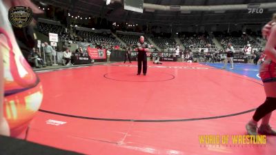 90 lbs 5th Place - Haven Drew, Rogue Warrior Wrestling vs Akeeah Mitchell, NM Gold