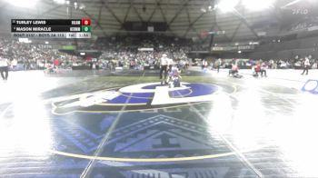 Boys 3A 113 lbs Champ. Round 2 - Turley Lewis, Highline vs Mason Miracle, Hermiston