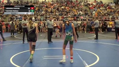 82 lbs Round 1 - Arianna Porter, Columbia vs Payton Pizzuli, Rogue Wrestling Club