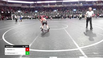 100 lbs Semifinal - Louie Baxton, Bulls vs Broxtyn Williamson, Emporia Wrestling Club