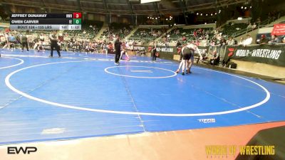 125 lbs Quarterfinal - Jeffrey Dunaway, Nwo vs Owen Carver, Eierman Elite