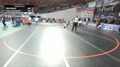 5A Boys 132 lbs Cons. Round 2 - John Cartwright, Lebanon Boys vs Sean Regas, Thurston Boys