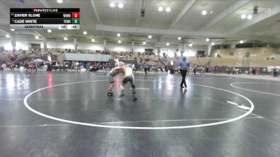 103 lbs Semifinal - Zavier Slone, White Buffalo Wrestling Academy vs Cade White, Seymour Youth Wrestling Club