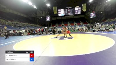 190 lbs 7th Place - Jace Renfro, MO vs Blaise Turner, ID