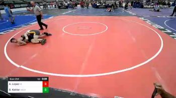 125 lbs Consi Of 8 #2 - Abner Lopez, Nevada Elite vs Ben Kohler, Wasatch Wrestling Club