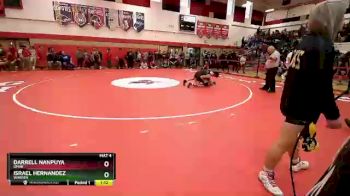 145 lbs Quarterfinal - Israel Hernandez, Warden vs Darrell Nanpuya, Omak