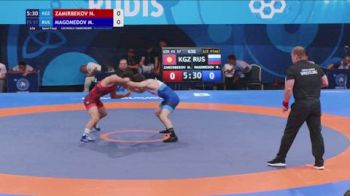 57 kg 1/2 Final - Nurtilek Zamirbekov, Kyrgyzstan vs Magomed Magomedov, Russia