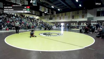 56 lbs Quarterfinal - Nixon Nunez, MTC - MANTANONA TRAINING CENTE vs Kian Odom, Jr Panther Wrestling