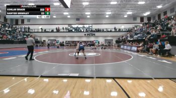 132 lbs Conso Quarters - Sawyer Grimsley, Brantley County HS vs Conlan Braun, Bremen