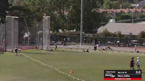 Men's 200m, Finals 3