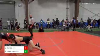 120 lbs 7th Place - Joey Borrello, Scorpions vs Ryan Langenmayr, Scorpions