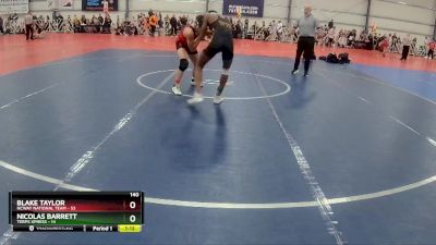 140 lbs Rd# 5- 3:45pm Friday Final Pool - Nicolas Barrett, Terps Xpress vs Blake Taylor, NCWAY National Team