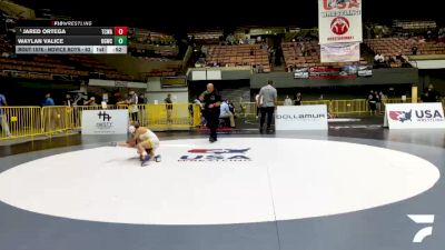 Novice Boys - 63 lbs 5th Place Match - Waylan Valice, USA Gold Wrestling Club vs Jared Ortega, TUF California Wrestling Academy