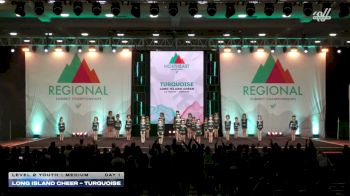 Long Island Cheer - Turquoise [2026 L2 Youth - Medium Day 1] 2026 The Northeast Regional Summit