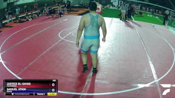 285 lbs Round 2 - Justice El-Sayad, California vs Samuel Atkin, Idaho