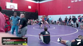 142 lbs Round 5 (6 Team) - Sean Broz, Marauder Wrestling Club vs Jack McDonald, Built Different
