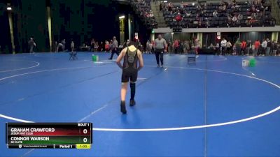 90 lbs Round 1 - Graham Crawford, Jesup Mat Club vs Connor Warson, DC Elite