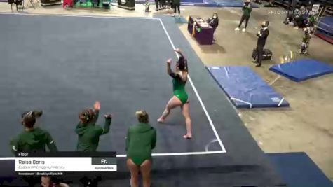 Raisa Boris - Floor, Eastern Michigan University - 2021 GymQuarters Invitational