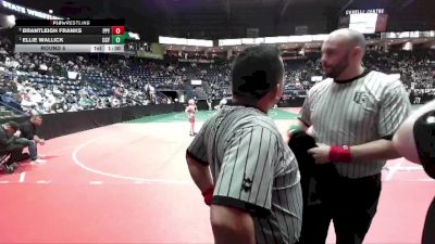 85 lbs Round 5 - Ellie Wallick, CGY2 vs Brantleigh Franks, PPY2