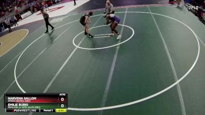 Cons. Round 2 - Narvena Sallom, Omaha Central Girls vs Emilie Burki, Papillion-La Vista South Girls