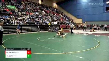 2 lbs Quarterfinal - Heath Burks, Strasburg vs Mason Harrington, Virginia High