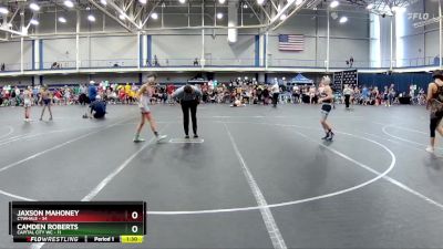 84 lbs Round 5 (6 Team) - Camden Roberts, Capital City WC vs Jaxson Mahoney, CTWHALE