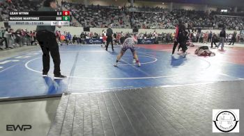 110 lbs Semifinal - Leah Wynn, El Reno vs Maggie Martinez, Berryhill High School