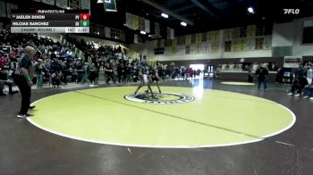 106 lbs Champ. Round 1 - Jaelen Dixon, Paloma Valley vs Hilcias Sanchez, South Bakersfield