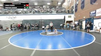 56 lbs Cons. Round 3 - Prestan Cegnar, Husky Wrestling vs Owen Starks, Small Town Grims