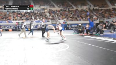 122-D1 3rd Place Match - Kelty Kynaston, Buena High School vs Sophie Jimenez, Desert Vista High School