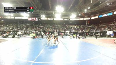 130 lbs Cons. Round 2 - Leah Juarez, Fruitland vs Eliza Alvarez, Jerome