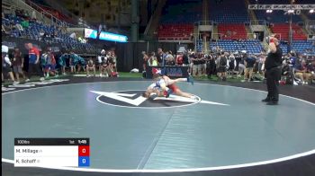 100 lbs Rnd Of 64 - Max Millage, Iowa vs Kaden Schaff, Idaho