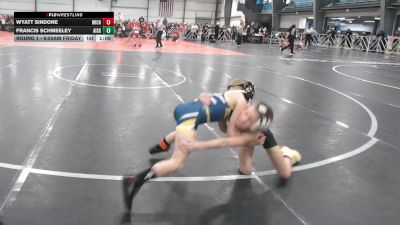 56 lbs Round 1 - 9:00am Friday - Wyatt Sindone, Team Michigan vs Francis Schmeeley, All I See Is Gold
