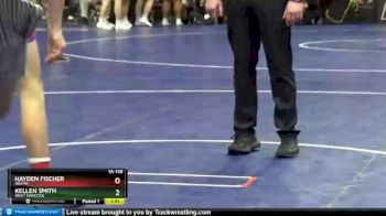 1 lbs Quarterfinal - Hayden Fischer, AHSTW vs Kellen Smith, West Hancock