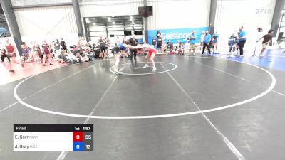 56 kg Final - Emily Sarr, PA West Yellow vs Jauzlyean Gray, Team Missouri