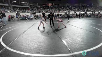 40 lbs Consolation - Averie Barnard, Ardmore Takedown Club vs Ameliah Ortiz, Bridge Creek Youth Wrestling