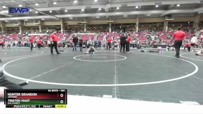 100 lbs Round 3 - Hunter Grandon, Jayhawk vs Tristen Mast, Elk County