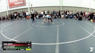 110 lbs Cons. Round 3 - Cael Short, Reaper Wrestling Club vs Cadynn Rowe, Richlands Wrestling Club