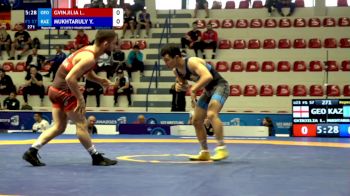 57 kg Repechage #3 - Luka Gvinjilia, Georgia vs Yerassyl Mukhtaruly, Kazakhstan