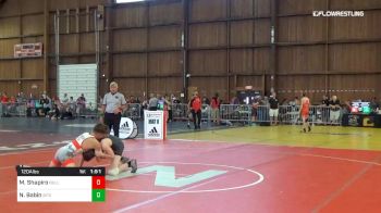 120 lbs Final - Meyer Shapiro, Bullis School vs Nicholas Babin, Bitetto Trained