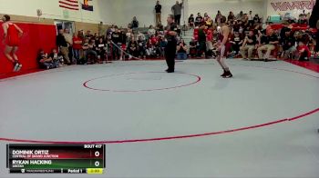 120 lbs Quarterfinal - Rykan Hacking, Uintah vs Dominik Ortiz, Central Of Grand Junction