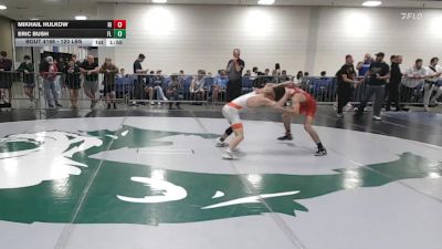 120 lbs Consi Of 64 #1 - Mikhail Hulkow, RI vs Eric Bush, FL