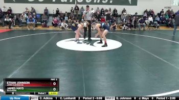 138 lbs 1st Place Match - Ethan Johnson, James Clemens HS vs James Mays, Buckhorn