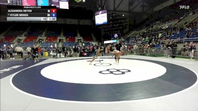 105 lbs Cons. Sub-rd Of 16 - Alejandra Reyes, NE vs Kyler Menza, WA