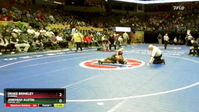 138 Class 3 lbs Cons. Round 1 - Jeremiah Austin, Capital City vs Drake Brinkley, Hannibal