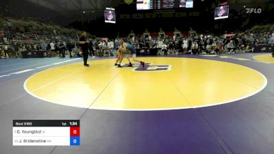 132 lbs Rnd Of 32 - Dawson Youngblut, IA vs Jack Bridenstine, MN