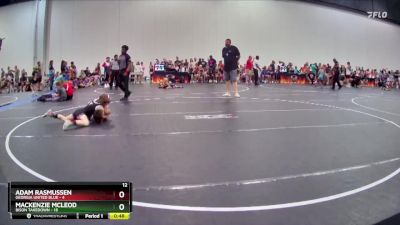 60 lbs Placement (4 Team) - Mackenzie Mcleod, Bison Takedown vs Adam Rasmussen, Georgia United Blue