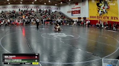 132 lbs 7th Place Match - Ben Takats, Perrysburg vs Rocco Czarnecki, Cuyahoga Valley Christian Academy