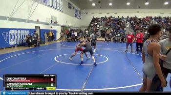 132 lbs Cons. Round 2 - Cameron Gorbani, Samohi Wrestling vs Che Chatterji, Redondo Union Wrestling